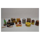 Collectable tins and bottles