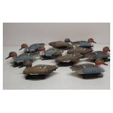 10 Flambeau green wing teal decoys
