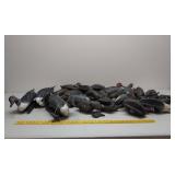 Assortment of rigged decoys incld 3 pin tail