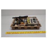 Misc gun parts. Sights, scopes etc