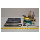 Reloading and rifle cleaning equipment