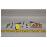 Salmon fishing flies and tackle