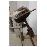 Martime boat motor, turns over