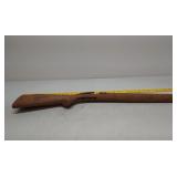 Unfinished wood stock