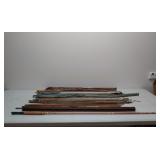 4 Fly rods Wonderod, split bamboo and more