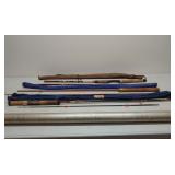 3 rods 2 spinning 1 bait cast