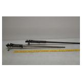 2 bolt action Remington gun barrels