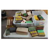 Sorted rifle brass spent and boxes aprx 50lbs