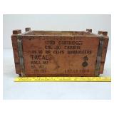 Wood ammo crate military