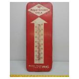 Royal Crown tin thermometer