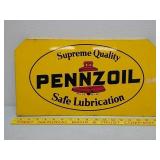 SST.Pennzoil Safe Lubrication ad sign