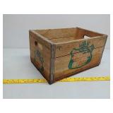 Canada Dry wood soda crate