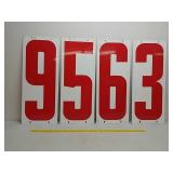 DSCeramic.gas price number signs,×4