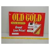 SST.Old Gold cig ad sign