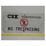 SSAlum.CSX no trespass sign
