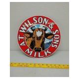SST.Wilson&Sons milk ad sign