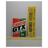 SST.Castrol and Hastings ad signs