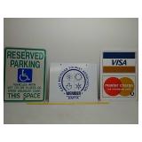 SSA,DST.ad signs,handicap,EMTA,credit cards