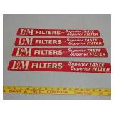 SST.L&M NOS lithos door signs