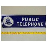 SST.Public Phone booth sign