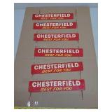 SST.NOS.Chesterfeild litho door signs