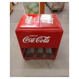 Coca Cola cooler on castors