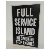 SST.Gas Island full service sign