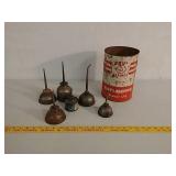 Assorted oil can collection