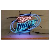 Miller Lite neon sign
