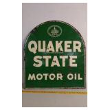 DST.Quaker State motor oil tombstone sign