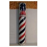 SSP.Porcelian barber shop pole sign