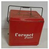 Coronet cooler,red metal