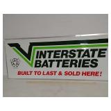 SSA.Interstate Batt. embossed ad sign