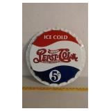 Pepsi-Cola bottle cap sign,SS