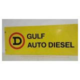 SST.Gulf diesel ad sign