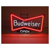 Neon Budweiser sign