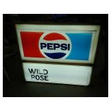 Pepsi SS mold injected ad sign