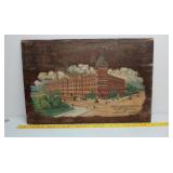 Wood sign Chase-Hackley Piano CO early 1900s