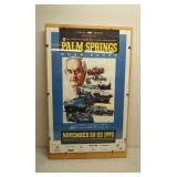 Chevrolet advertising poster racing