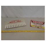 Metal brake line display,Caution SSP sign