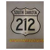SSA SD I-212 reflective street sign