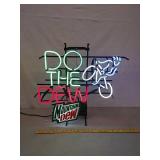 MT. Dew neon sign