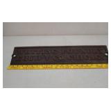 Iron Whiting Foundary Equip Co Chicago sign