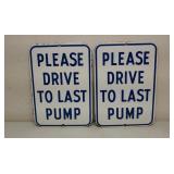 SSP Filling station signs