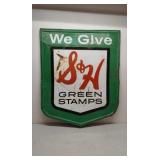 SST Embossed S&H Green Stamps ad sign