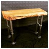 Spalted One of a Kind Sofa Table
