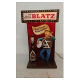 Working Blatz lighted ad sign