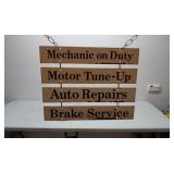 Automotive service sign ad