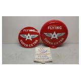 Flying A gas pump globe kit w/ pump decal