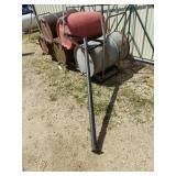 Sign post and holder